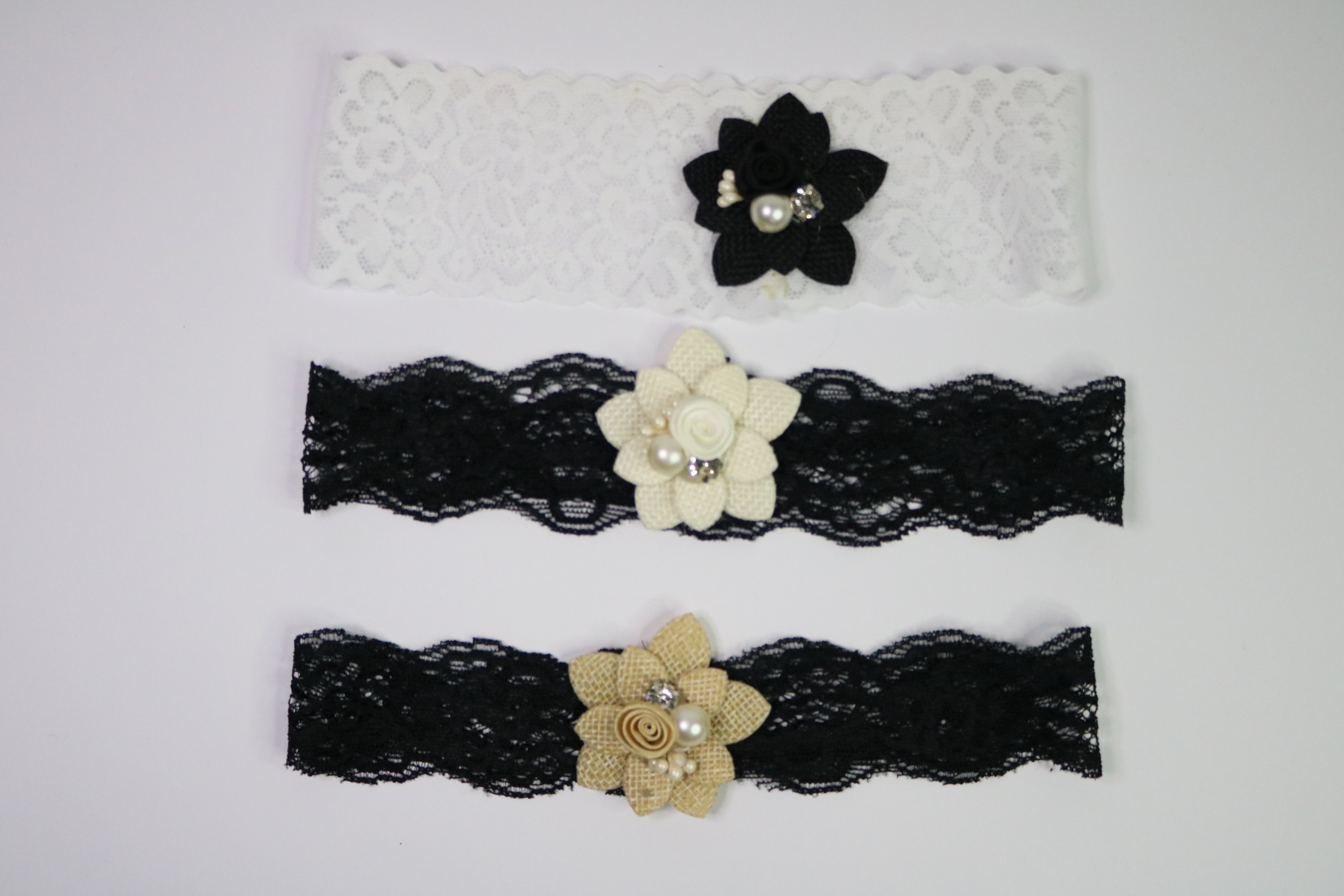 Lace Rose Headband Collection